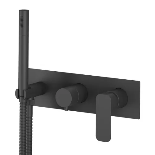 Falba süllyesztett csaptelep, Sapho SPY falba süllyesztett csaptelep PY52/15 zuhanyszettel, matt