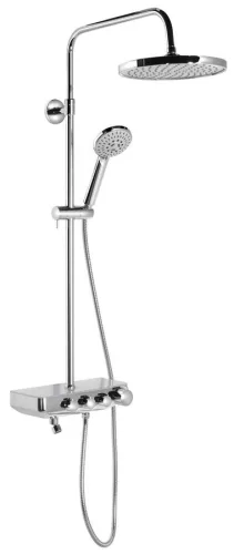 Zuhanyszett, Aqualine FARRAO zuhanyoszlop, króm SL450