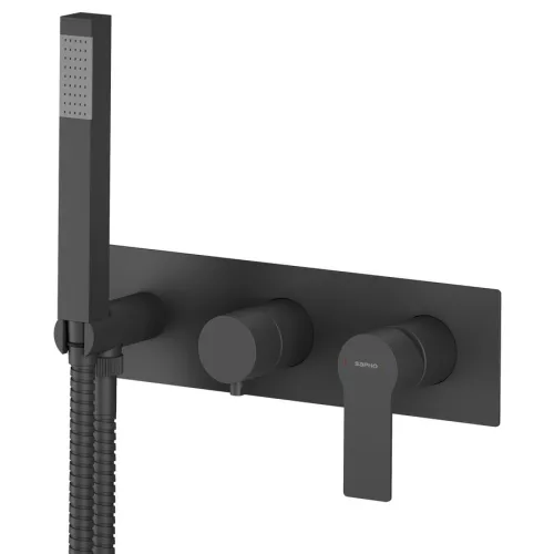 Falba süllyesztett csaptelep, Sapho XA53/15 PAX falba süllyesztett csaptelep zuhanyszettel, matt