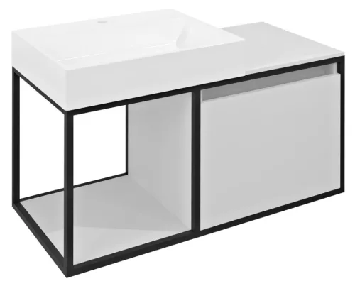Alsó szekrény, Sapho SKARA CG004-3131 fali mosdótartó szekrény, 100x46,5cm