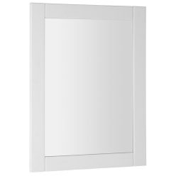   Tükör, Aqualine FAVOLO FV090 keretes tükör, 70x90cm, matt fehér
