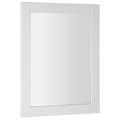   Tükör, Aqualine FAVOLO FV090 keretes tükör, 70x90cm, matt fehér