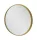 Tükör, Sapho NOTION NT600G kerek keretes tükör, átm:60cm, matt arany