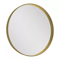   Tükör, Sapho NOTION NT700G kerek keretes tükör, átm:70cm, matt arany