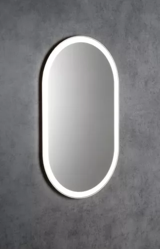 Tükör, Sapho PARGA PG600 ovális LED tükör, 60x100cm