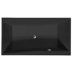   Kád, Sapho POLYSAN QUEST 78511.21 egyenes kád, 180x100x49cm, matt fekete