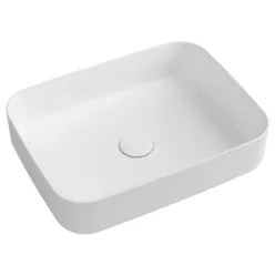  Mosdó, Sapho INFINITY RECTANGLE 10NF65050-2L kerámiamosdó, 50x36cm, matt fehér
