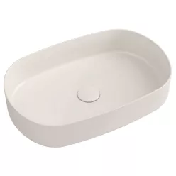   Mosdó, Sapho INFINITY OVAL 10NF65055-2K kerámiamosdó, 55x36cm, matt elefántcsont