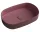 Mosdó, Sapho INFINITY OVAL 10NF65055-2R kerámiamosdó, 55x36cm, gesztenye vörös