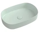 Mosdó, Sapho INFINITY OVAL 10NF65055-2T kerámiamosdó, 55x36cm, matt mentol