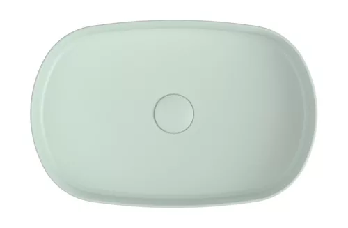 Mosdó, Sapho INFINITY OVAL 10NF65055-2T kerámiamosdó, 55x36cm, matt mentol