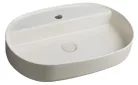 Mosdó, Sapho INFINITY OVAL 10NF65060-2K kerámiamosdó, 60x40cm, elefántcsont