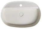 Mosdó, Sapho INFINITY OVAL 10NF65060-2K kerámiamosdó, 60x40cm, elefántcsont