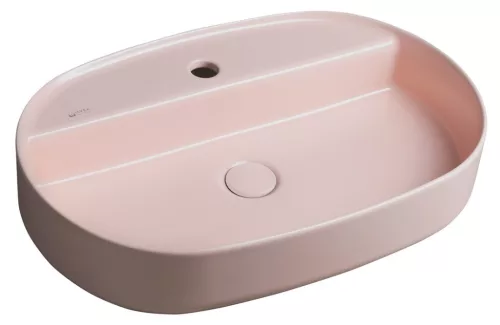 Mosdó, Sapho INFINITY OVAL 10NF65060-2S kerámiamosdó, 60x40cm, matt lazac