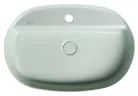 Mosdó, Sapho INFINITY OVAL 10NF65060-2T kerámiamosdó, 60x40cm, matt mentol