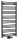 Egyenes radiátor, Sapho BRUCKNER ALBRECHT 600.117.6 radiátor, 600x1250 mm, matt fekete