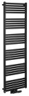 Egyenes radiátor, Sapho BRUCKNER GRUNT 600.123.6 fürdőszobai radiátor, 500x1610mm, matt fekete