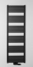 Egyenes radiátor, Sapho BRUCKNER GRUNT 600.123.6 fürdőszobai radiátor, 500x1610mm, matt fekete