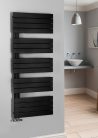 Egyenes radiátor, Aqualine MILI DC646T fürdőszobai radiátor, 600x1510mm, matt fekete