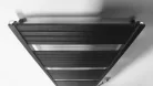 Egyenes radiátor, Aqualine TONDI-E elektromos fürdőszobai radiátor DE446T, 450x1690mm, matt feket