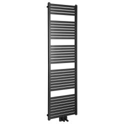   Egyenes radiátor, Aqualine TONDI DT446T fürdőszobai radiátor,  450x1690mm, matt fekete