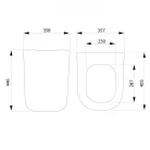 WC tető, Sapho BRUCKNER WALTER 201.505.4 WC-ülőke, Slim, Soft Close, duroplast