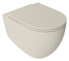 WC tető, Sapho ISVEA INFINITY SLIM 40KF0532I-S WC-ülőke, soft close, elefántcsont