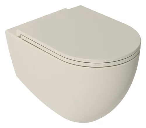 WC tető, Sapho ISVEA INFINITY SLIM 40KF0532I-S WC-ülőke, soft close, elefántcsont