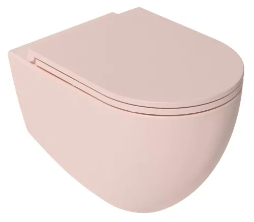 WC tető, Sapho ISVEA INFINITY SLIM 40KF0541I-S WC-ülőke, soft close, matt lazac