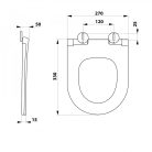WC tető, Aqualine PETIT WC-ülőke, Easy Take PT005