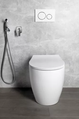 WC, Sapho SENTIMENTI 10SM10004SV álló WC Rimless, SmartFixPlus, 36x52cm