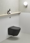 WC, Sapho GSI MODO 981626 fali WC, Swirlflush, 37x52cm, matt fekete