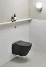 WC, Sapho GSI MODO 981626 fali WC, Swirlflush, 37x52cm, matt fekete