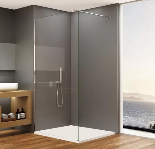 Walk-in, Sapho BRUCKNER SPITZA 750.100.1 WALK-IN fix zuhanyfal, 1000mm