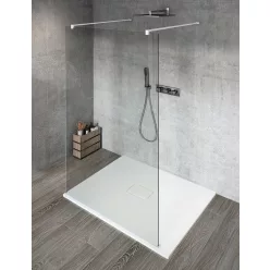   Walk-in, Sapho VARIO WHITE GX1212GX2215 WALK-IN fix zuhanyfal 1200mm, matt fehér Walk-in merevítő