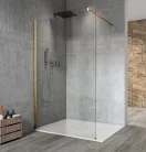 Walk-in, Sapho VARIO GOLD MATT GX1270-01 WALK-IN fix zuhanyfal 700mm, matt arany Walk-in fali pro