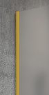 Walk-in, Sapho VARIO GOLD MATT GX1270-01 WALK-IN fix zuhanyfal 700mm, matt arany Walk-in fali pro