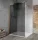 Walk-in, Sapho VARIO GOLD MATT GX1380-01 WALK-IN fix zuhanyfal füst üveggel 800mm, matt arany Wal