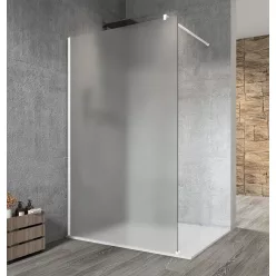   Walk-in, Sapho VARIO WHITE GX1411GX1015 WALK-IN fix zuhanyfal matt üveggel 1100mm, matt fehér Wal