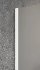 Walk-in, Sapho VARIO WHITE GX1411GX1015 WALK-IN fix zuhanyfal matt üveggel 1100mm, matt fehér Wal