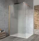 Walk-in, Sapho VARIO GOLD MATT GX1414-01 WALK-IN fix zuhanyfal matt üveggel 1400mm, matt arany Wa