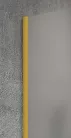 Walk-in, Sapho VARIO GOLD MATT GX1414-01 WALK-IN fix zuhanyfal matt üveggel 1400mm, matt arany Wa