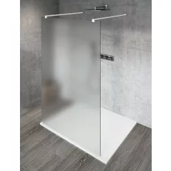   Walk-in, Sapho VARIO WHITE GX1414GX2215 WALK-IN fix zuhanyfal matt üveggel 1400mm, matt fehér Wal