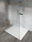 Walk-in, Sapho VARIO GOLD MATT GX1470-02 WALK-IN fix zuhanyfal matt üveggel 700mm, matt arany Wal
