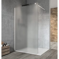   Walk-in, Sapho VARIO WHITE GX1470GX1015 WALK-IN fix zuhanyfal matt üveggel 700mm, matt fehér Walk