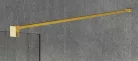 Walk-in, Sapho VARIO GOLD MATT GX1480-01 WALK-IN fix zuhanyfal matt üveggel 800mm, matt arany Wal