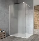 Walk-in, Sapho VARIO WHITE GX1480GX1015 WALK-IN fix zuhanyfal matt üveggel 800mm, matt fehér Walk
