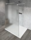 Walk-in, Sapho VARIO WHITE GX1480GX2215 WALK-IN fix zuhanyfal matt üveggel 800mm, matt fehér Walk