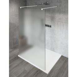   Walk-in, Sapho VARIO WHITE GX1480GX2215 WALK-IN fix zuhanyfal matt üveggel 800mm, matt fehér Walk