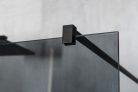 Walk-in, Sapho VARIO BLACK GX1510-06 WALK-IN zuhanyfal Nordic üveggel 1000mm, fekete színű Walk-i